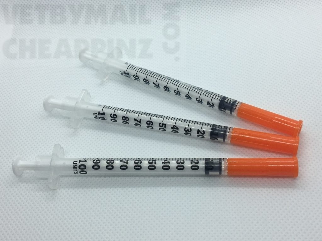 Easy Touch Insulin Syringes with Fixed Needle 5cc or 1cc