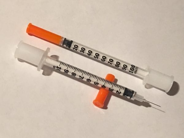 sure comfort insulin syringes