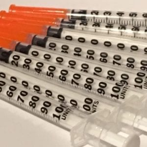 easy touch insulin syringe