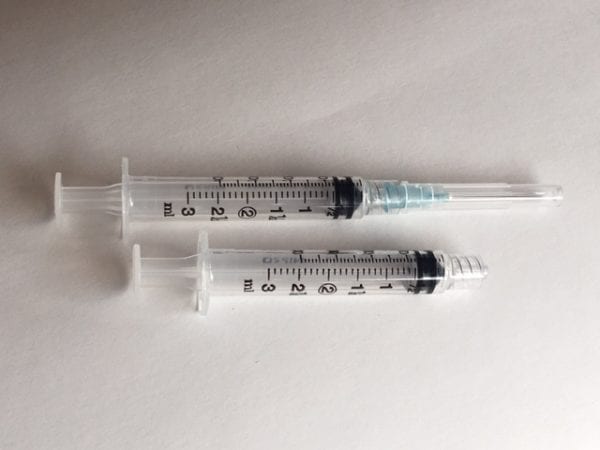 Syringes With Needle Sterile Medical 3Ml