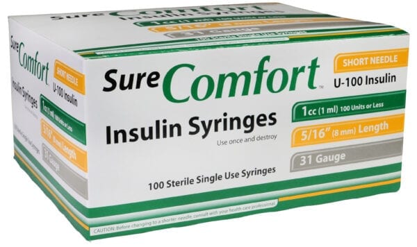 Sure Comfort Insulin Syringe
